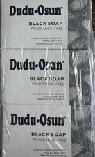 6x Dudu Osun African Black Soap, Schwarze Seife (Neue Verpackung)