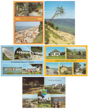 5 DDR Ansichtskarten /