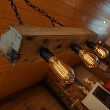 Eiche Deckenlampe rustikal