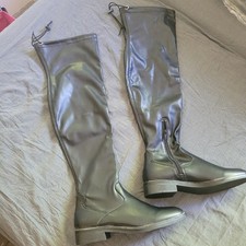S.Oliver flache Stiefel Overknees Overkneestiefel Überkniestiefel schwarz 39 NEU