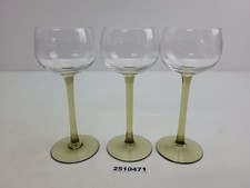 3x Weingläser Glas Jugendstil