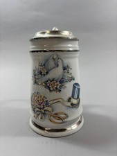 Bierkrug mit Zinndeckel