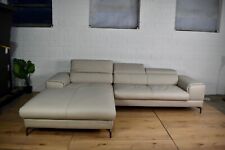 Willi Schillig Ledersofa beige