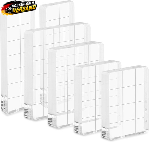 Acryl stempelblock set für - stempelblock,