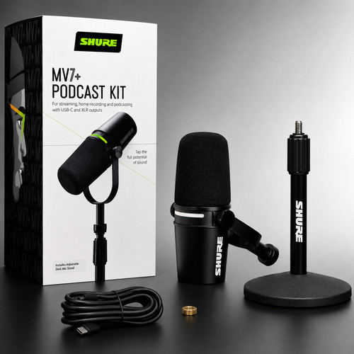 Shure mv7 bundle schwarz - bundle,
