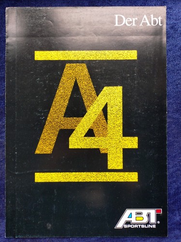 Audi abt prospekt - a4,