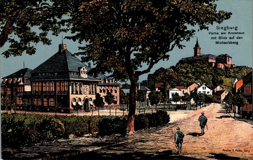 Gruss aus siegburg - ak,