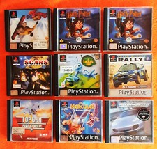 Konvolut 9 x PS 1 Spiele -Sony Play Station PS 1 - vintage - Lesen !