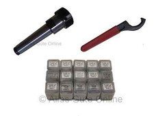 Spannfutter MK3 M12 ER25 + 15x Spannzangen + Schlüssel H