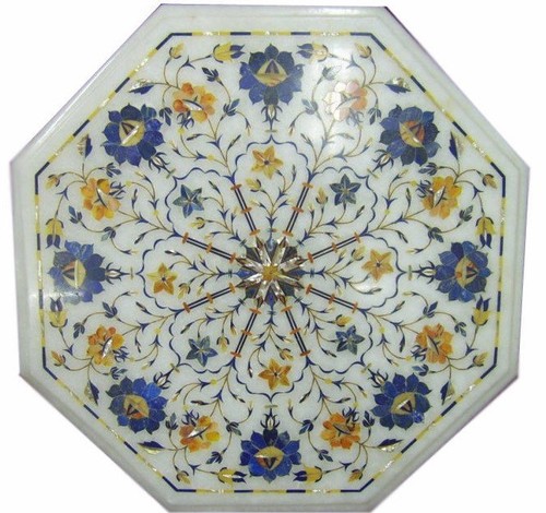 Weißer marmor lapis inlay - weißer,
