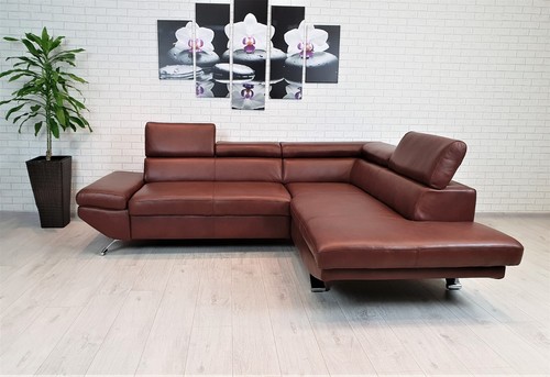 Echtleder ecksofa 245x210 echt - ecksofa,