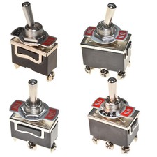 KFZ Kippschalter Umschalter Ein-Aus (8 Arten) 12V 24V 250V Schutzkappe