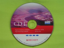 CD NAVIGATION BECKER TRAFFIC PRO DTM 10.0 SKANDINAVIEN BMW MERCEDES PORSCHE FORD