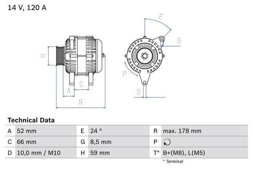 Bosch lichtmaschine 986 - bosch,