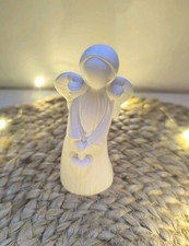 Deko Figur Schutzengel Weiß