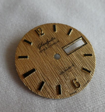 ORIGINAL GDR DDR HERREN UHR ZIFFERBLATT GLASHÜTTE GUB SPEZICHRON 22 RUBIS DATUM