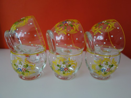 Alte bowle tassen gläser - 6,