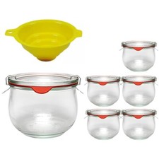 6 Weckgläser Einmachgläser