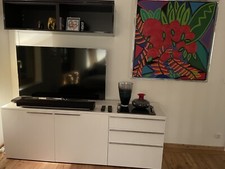 TaoDay Sideboard Gesso (weiß) hochglanz lackiert, Italienisches Design