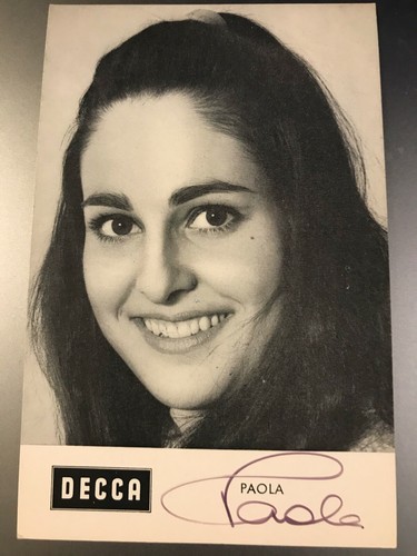 Autogramm paola felix - paola,