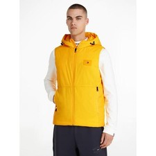 Tommy Hilfiger Herren Daumen  Weste Jacke  Gr.  L  Gelb Kaputze Neu mit Etikett