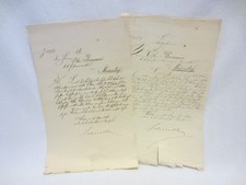 2 x URKUNDE - SACHSEN - RK Albrechts-Orden 2.Klasse - Österreich "Mürzsteg" Stmk