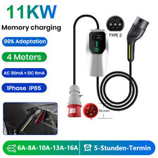 Typ 2 11KW 16A EV Ladegerät Mobile Wallbox Ladestation Elektroauto Charger CEE