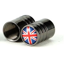 Ventil Staubkappen UK schwarz für Harley Davidson Wide Glide
