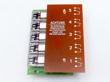 TN Relais-Anschlusskarte 5 tlg. 12V Telefonbau und Normalzeit