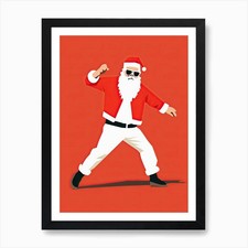 Weihnachtsmann tanzt