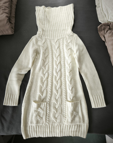 Bonprix strickkleid weiß - bonprix, gr