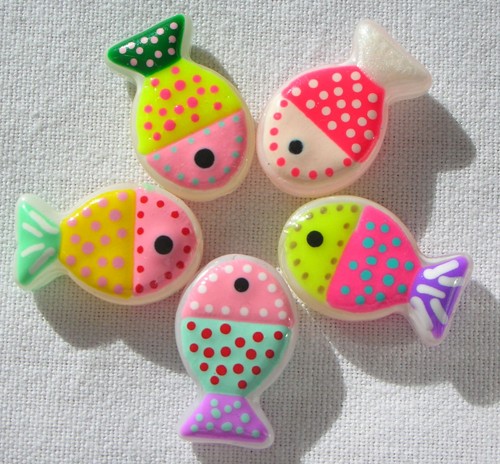 Glasperlen perlen fische - glasperlen,