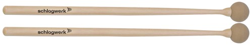 Paar schlägel mit - 1, weichem