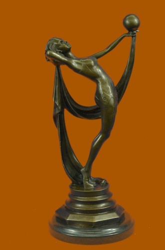 Cast real bronze skulptur - real,
