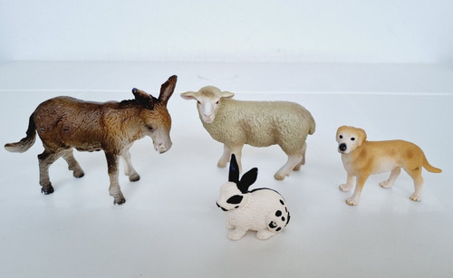 Schleich set esel 13212 schaf - set,