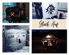 Lore Bergbau Feuertonne