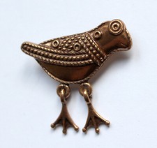 Kalevala Koru Brosche Bronze Vogel Finnland Skandinavien Finland vintage Klassik