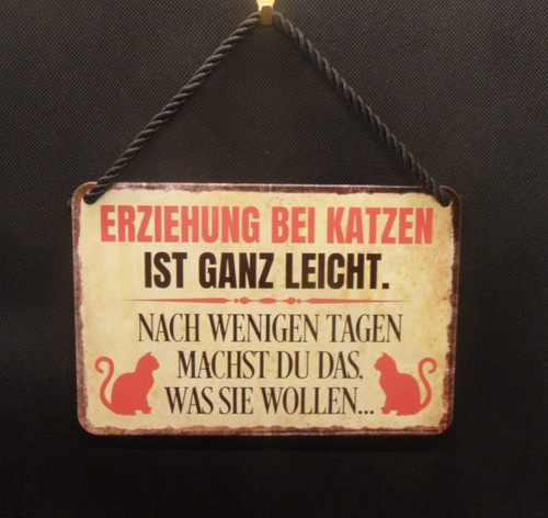 Blechschild erziehung bei - blechschild***erziehung,