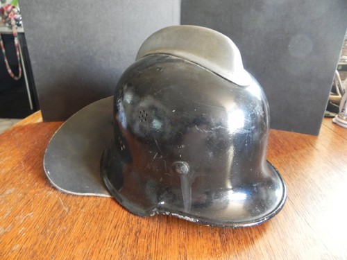 Alter feuerwehr helm alu mit - alu,