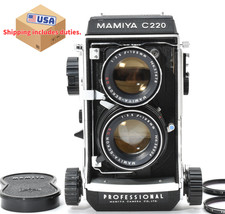 Blue Dot [NEAR MINT-] Mamiya C220 analoge TLR-Kamera Sekor DS 105mm f3.5...