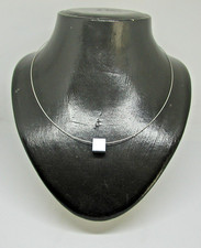 APERO ANHÄNGER WÜRFEL 10 mm KANTENLÄNGE ALUMINIUM BLASS BLAU ELOXIERT