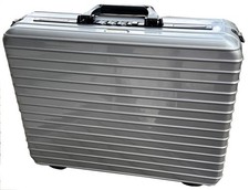Rimowa Aktenkoffer aus Polycarbonat  Farbe Anthrazit / gebraucht / 46 x 39 x 12 