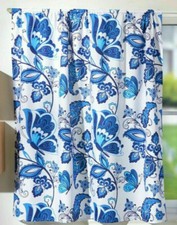 VORHANG BLÜTEN SCHMETTERLINGE