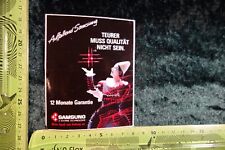 Alter Aufkleber HiFi Video Foto Kamera Auffallend SAMSUNG 12 Monate Garantie