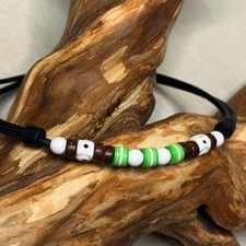 Surfer Chain Leather Necklace