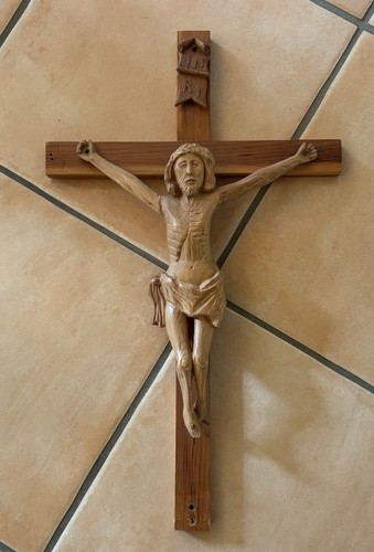 Wandkreuz 50x30 holzkreuz - wandkreuz,