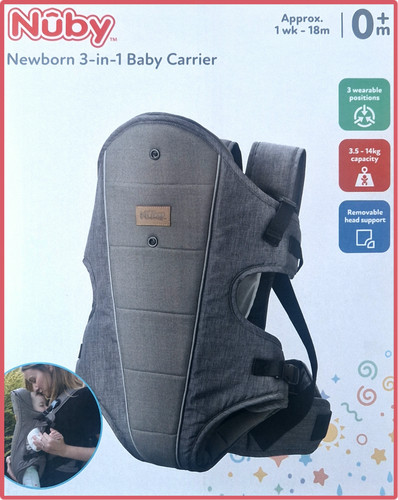 Nuby baby trage - nuby, 3-in-1