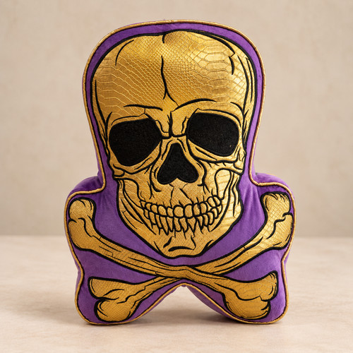 Deko kissen totenkopf mit - deko-kissen,