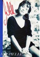 Michelle autogramm karte - autogramm,