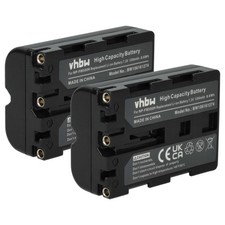 2x Akku für Sony NP-FM500H 1200mAh 7,2V